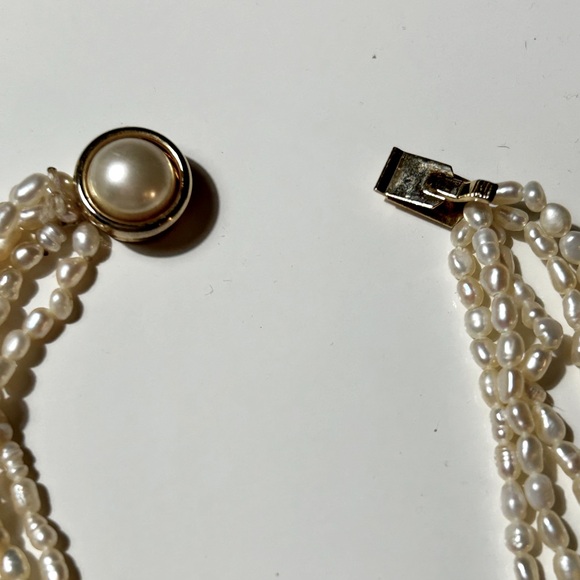 Vintage Pearl Necklace | Fresh Water Pearls - Picture 6 of 10